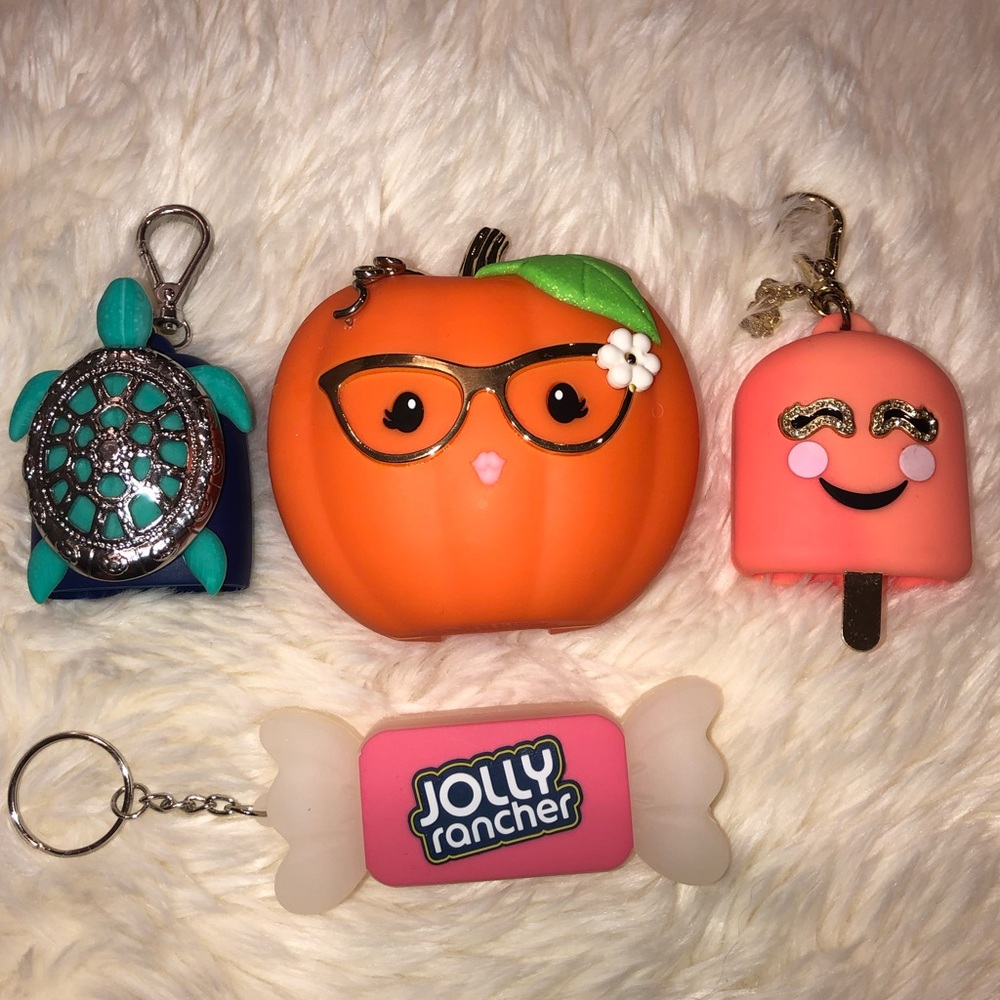 Hand Sanitizer Holders and Chapstick Holder